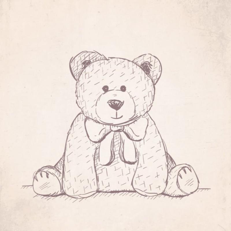 Белый медведь рисунок карандашом