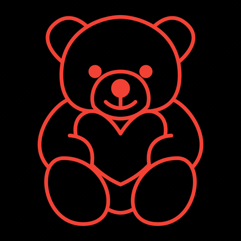 Мишка зарисовка