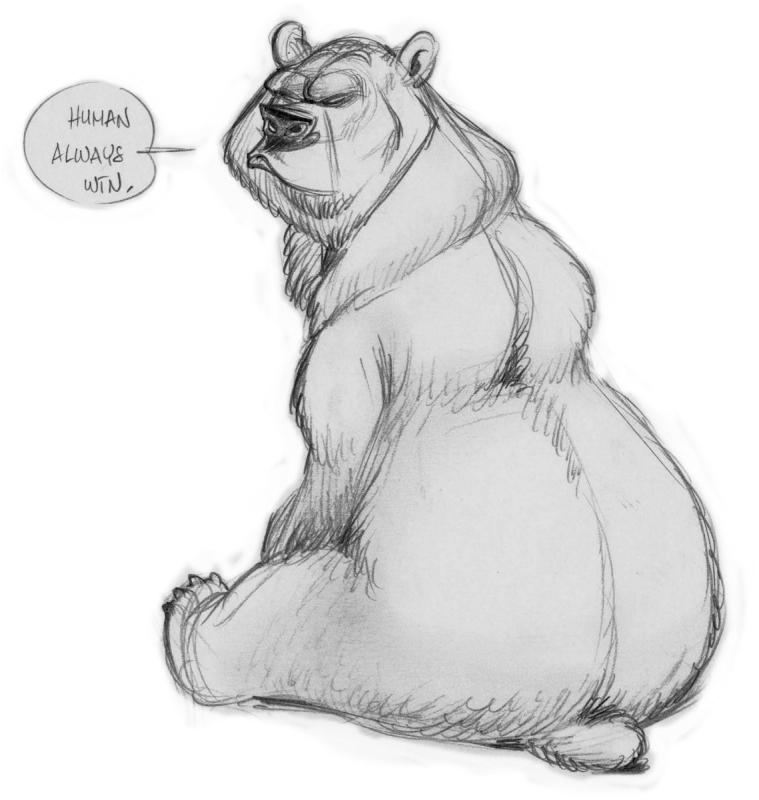 Медвежонок карикатура