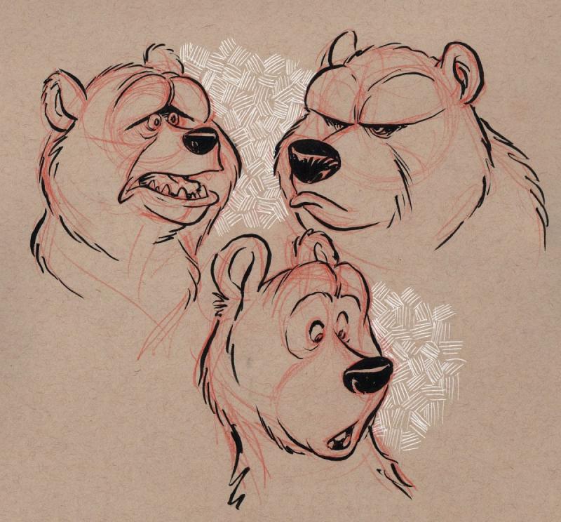 Медведь скетч скетч