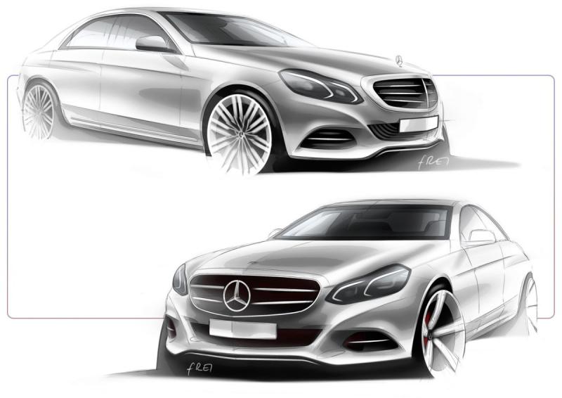 Mercedes w213 drawing