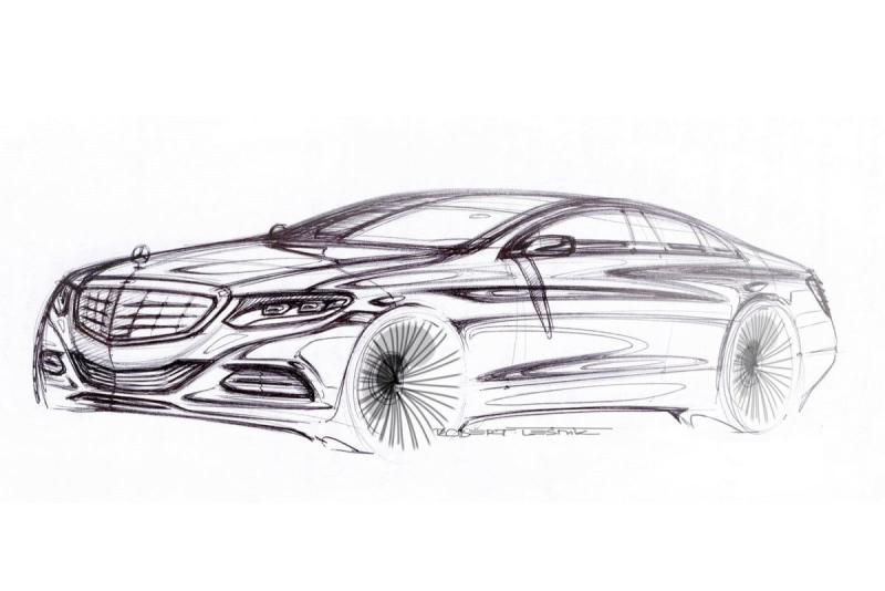 Мерседес е63 АМГ карандашом