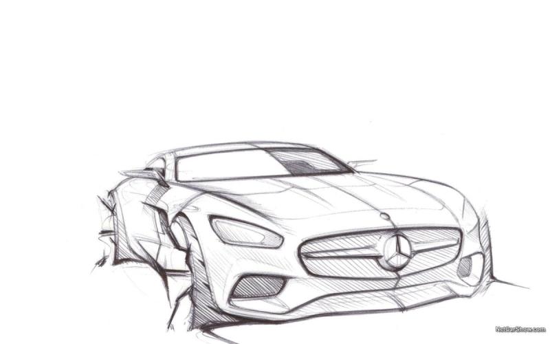 Mercedes GLE Sketch