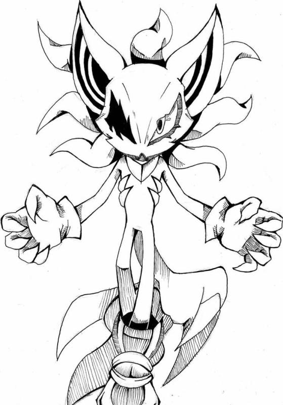 Metal Sonic раскраска