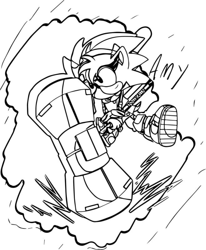 Стикс Соник раскраска