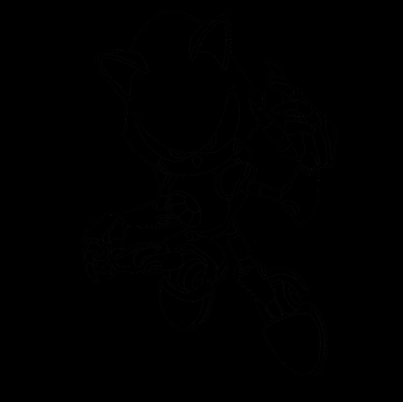 Раскраски для детей Соник бум