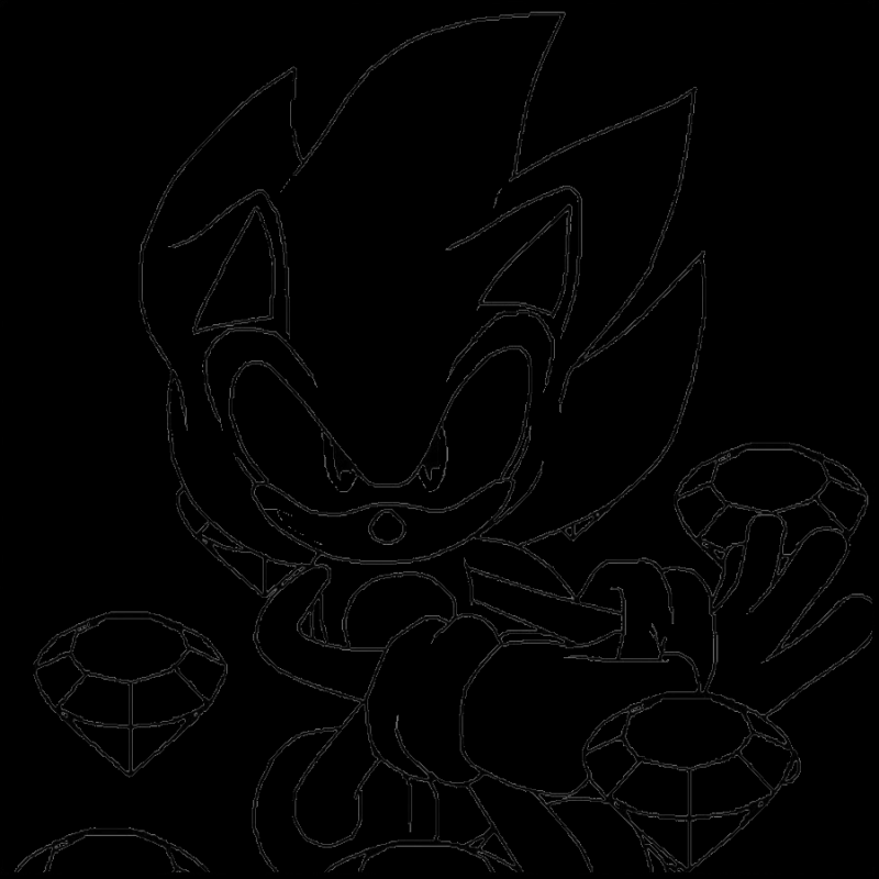 Metal Sonic раскраска