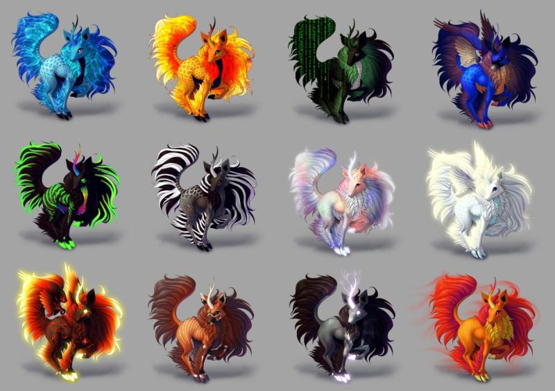 Мифические существа карандашом