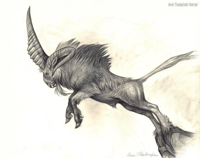 Мифические существа зарисовки