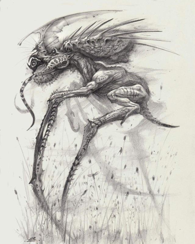 Симуран крылатый волк