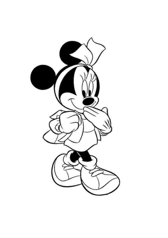Раскраска Дисней микимаус