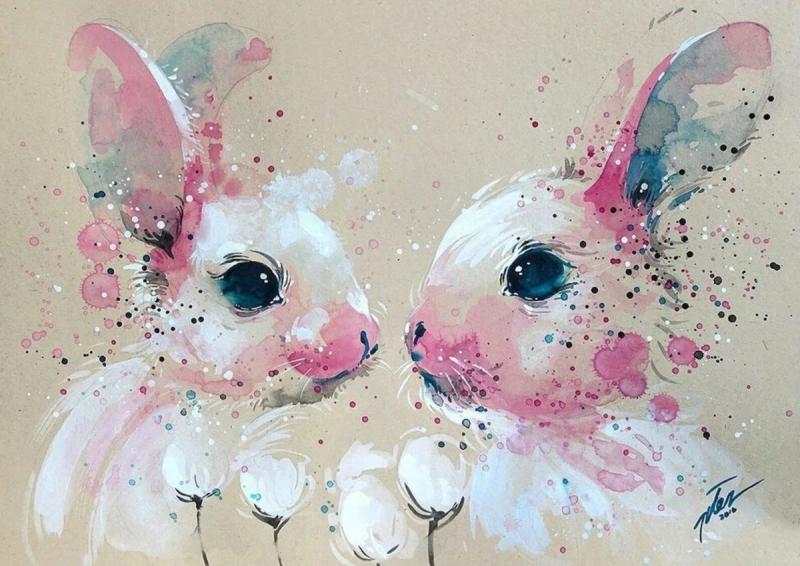 Милые птички для срисовки