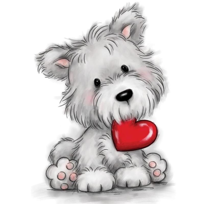 Собачка с сердцем
