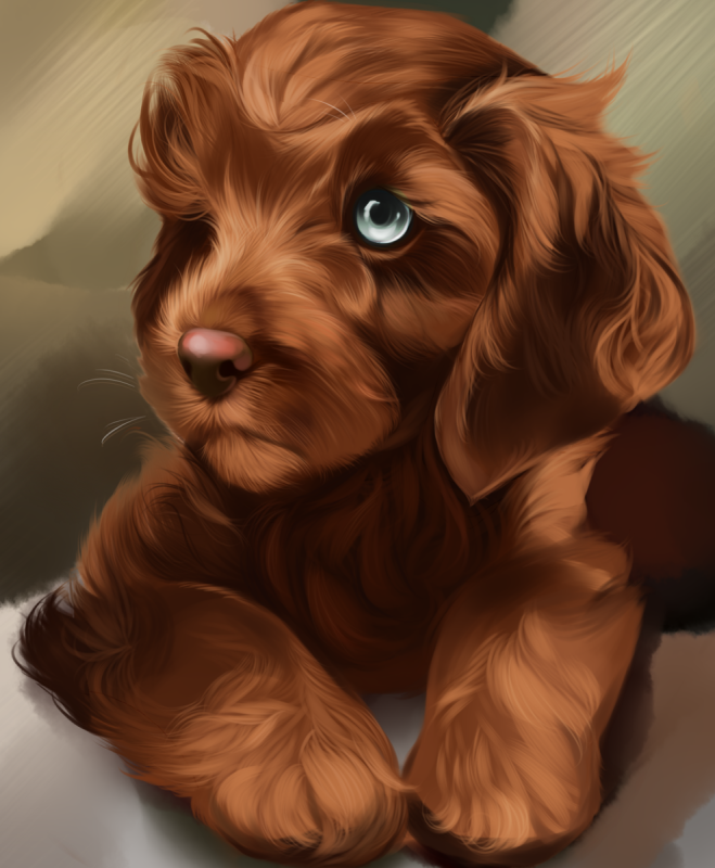 Собачка арт