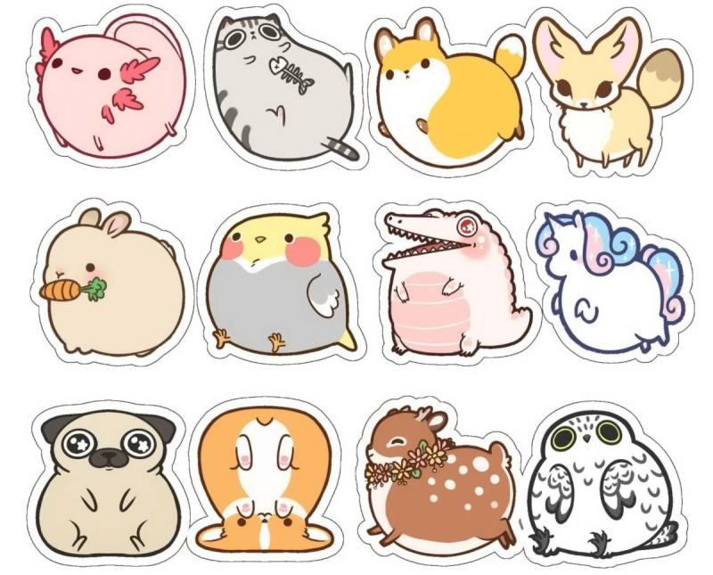 Стикеры для срисовки