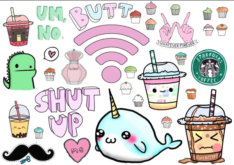 Наклейки для личного дневника