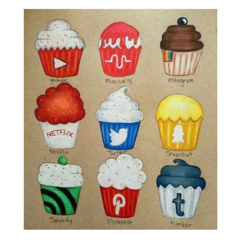 Картинки кексов для личного дневника