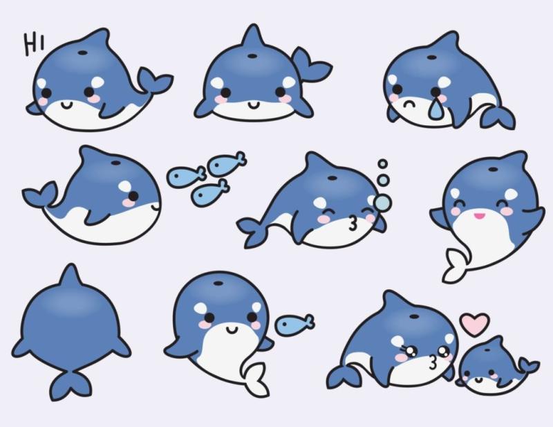 Кавайные рыбки