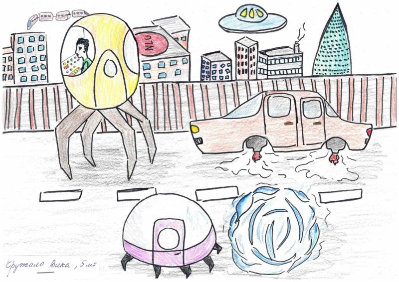 Коллаж город будущего