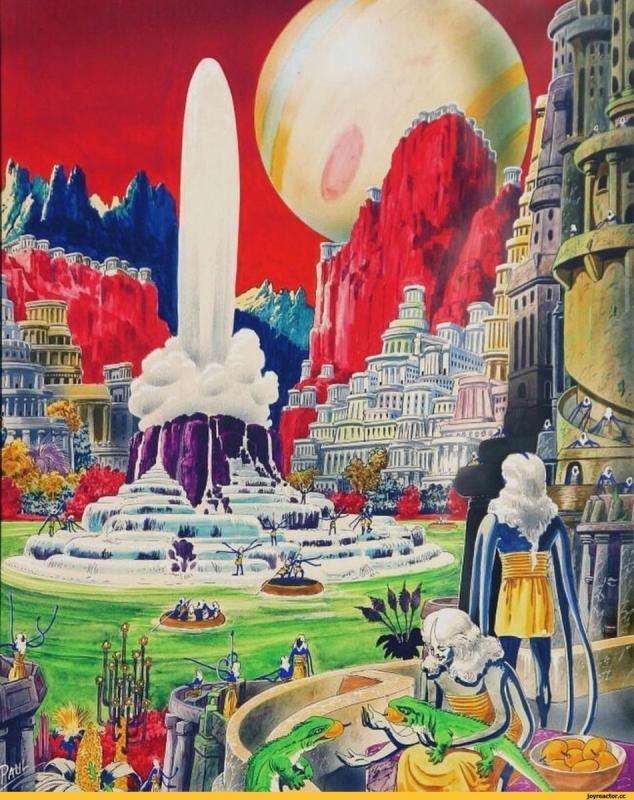 Эскиз города будущего