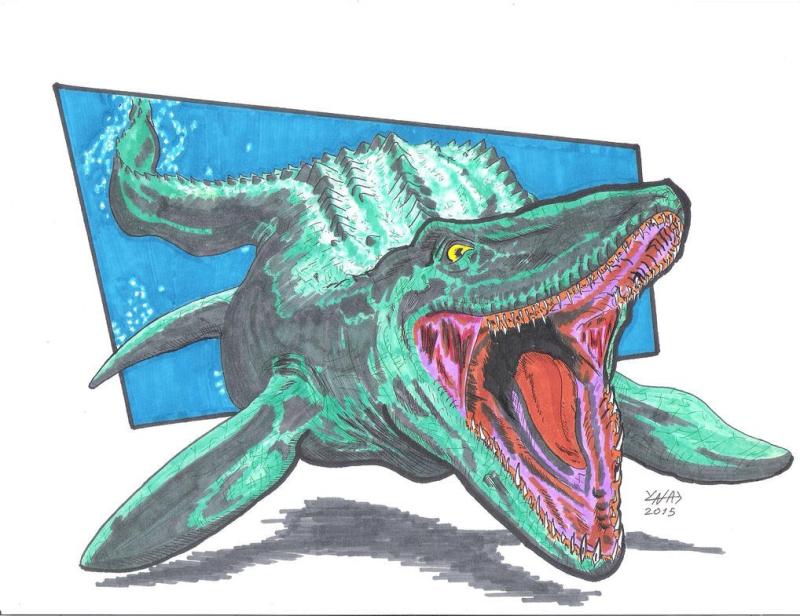 Мозазавр референс