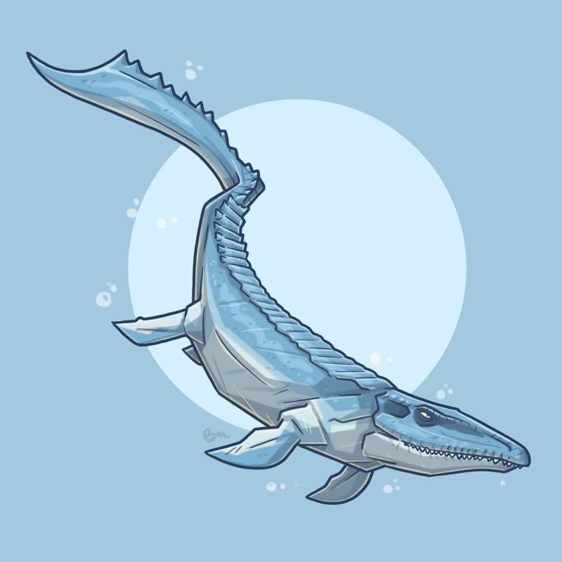 Раскраски для мальчиков 5 лет динозавры Мозазавр