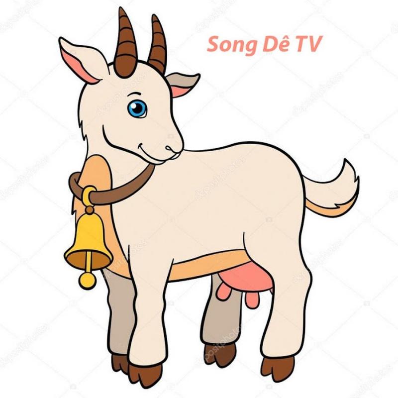 Коза рисунок для детей