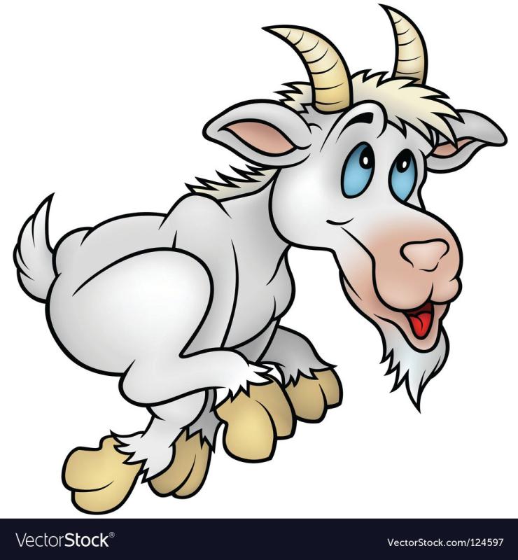 Коза рисунки прикольные