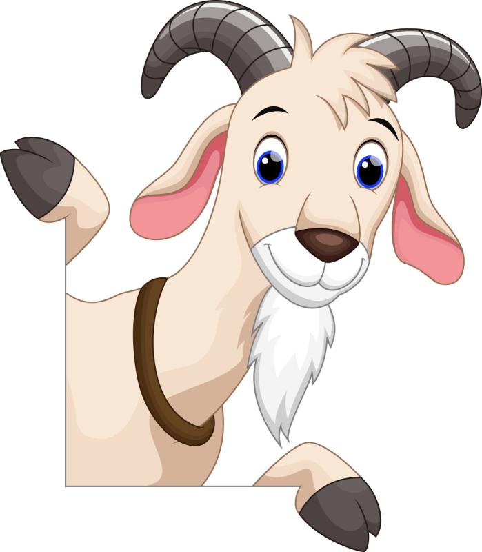 Логотип коза с козленком