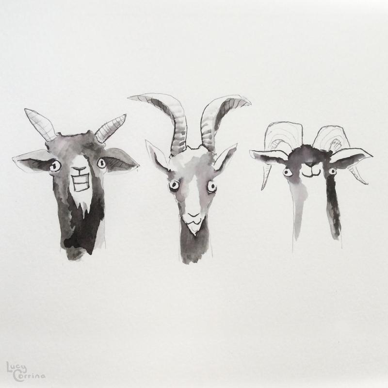 Cute Goats Aesthetics draw