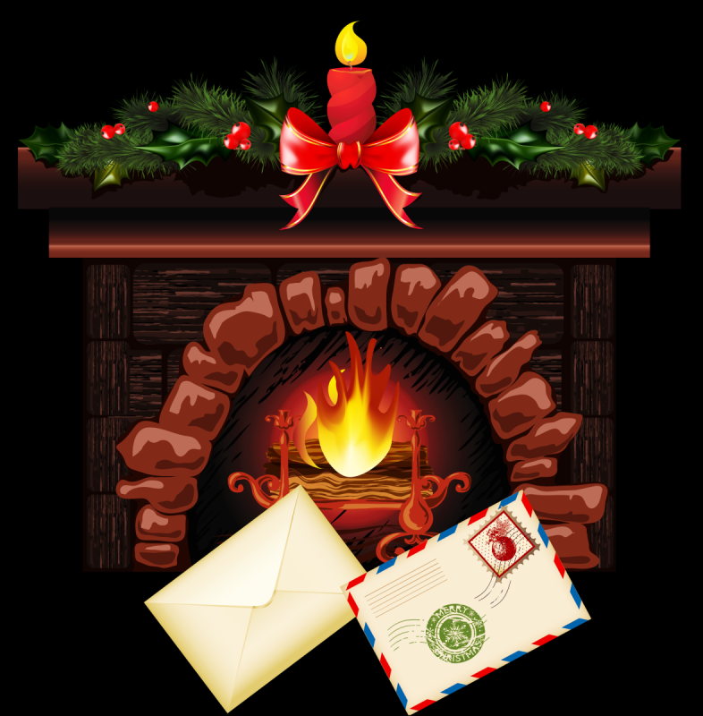 Фон для фотошопа камин