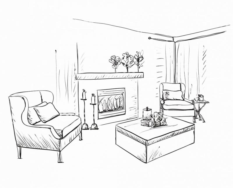 Уютный дом иллюстрация