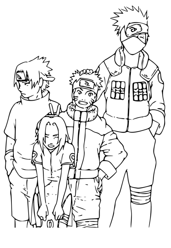 Раскраски Наруто Шисуи