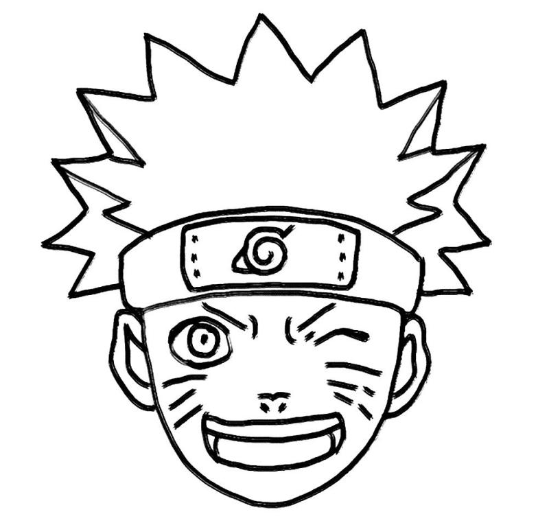 Раскраски из аниме Наруто