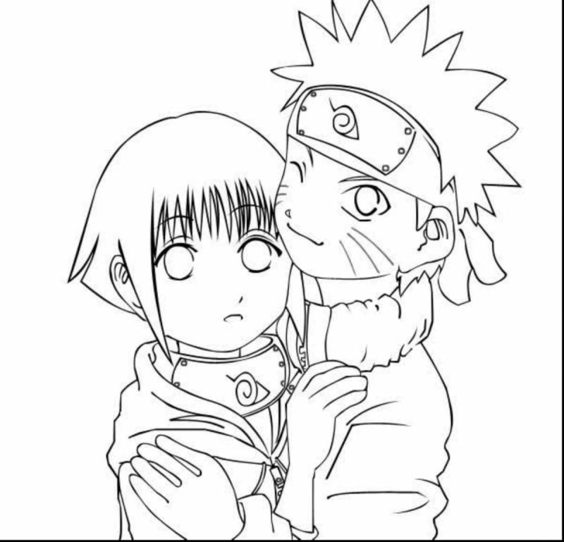 Наруто раскраска для детей80