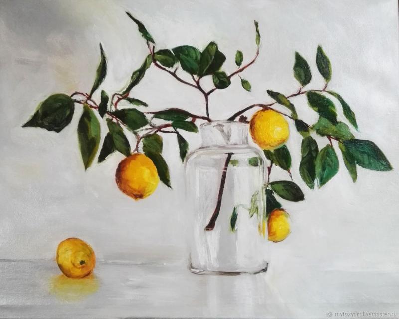 Натюрморт с лимоном