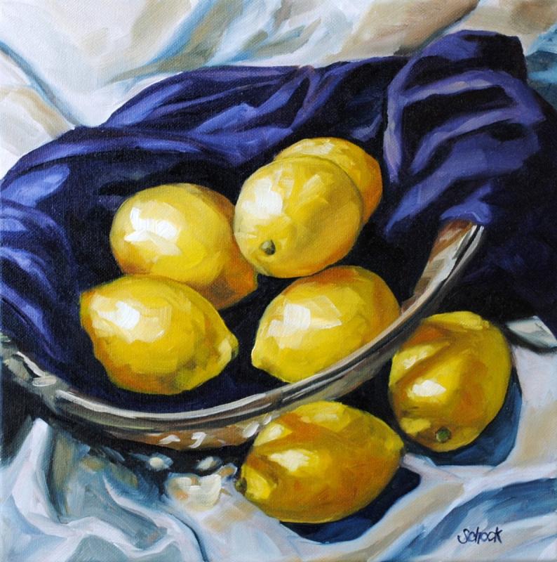 Лимоны живопись