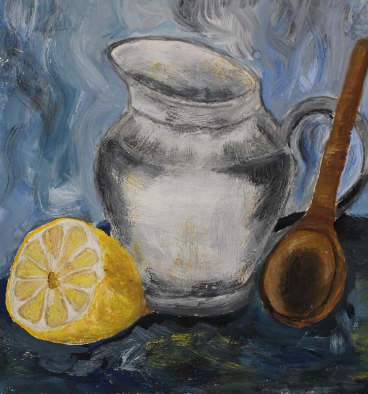 Натюрморт с лимоном
