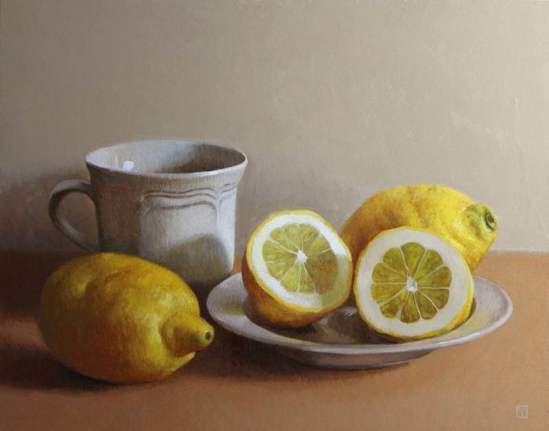 Натюрморт с лимоном