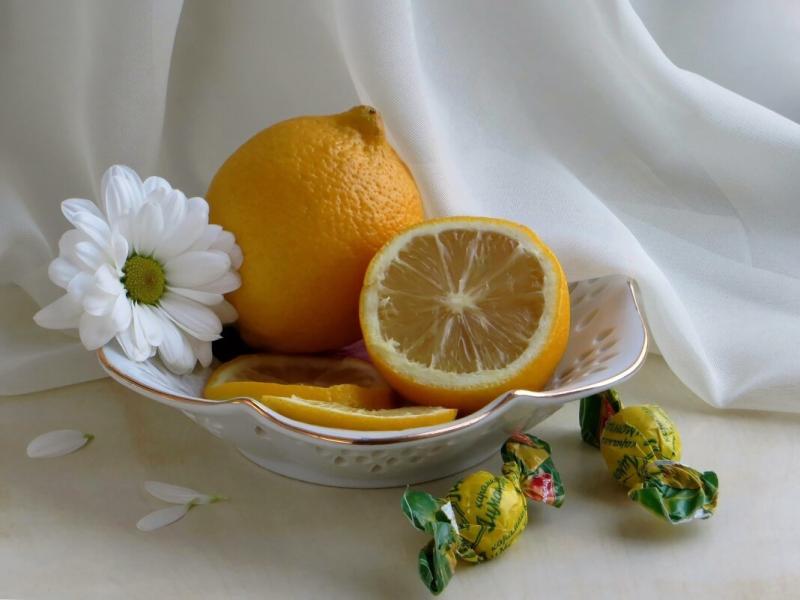 Натюрморт лимон Минимализм