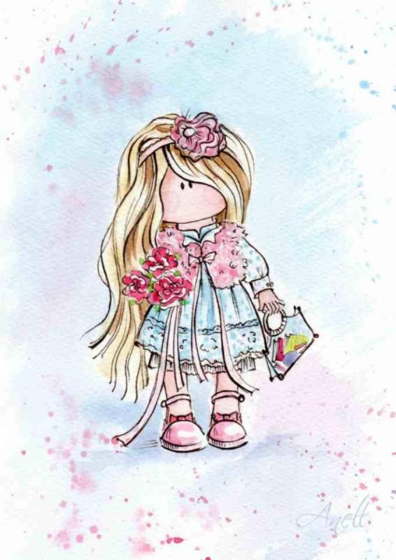 Anell Happy Watercolor Акварельные иллюстрации