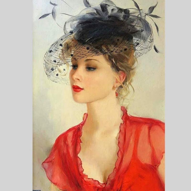 Прекрасные незнакомки раскраска