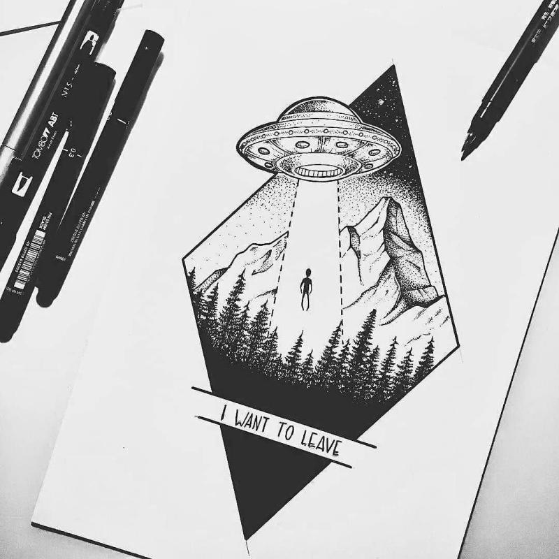 Инопланетянин арт