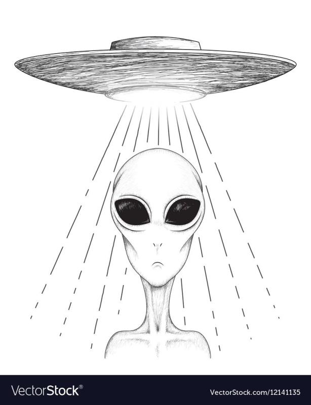 Летающая тарелка Графика