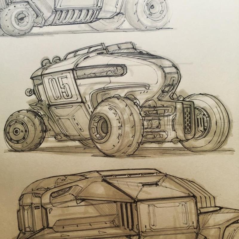 Раскраска много машин