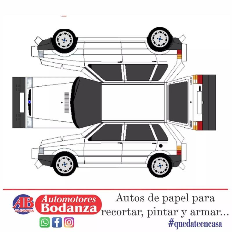 Паперкрафт Ламборгини авентадор