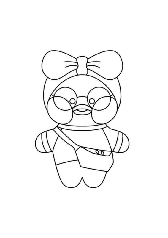 Идеи одежды для бумажной уточки лалафанфан