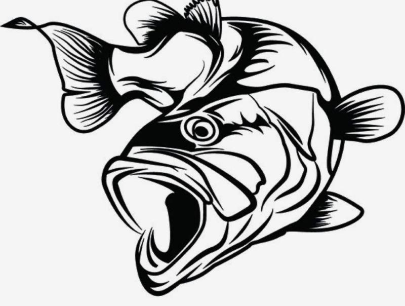 Раскраска рыбалка