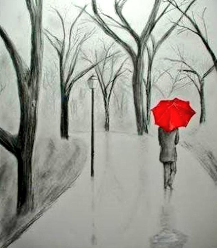 Пейзаж карандашом легкий для срисовки легко