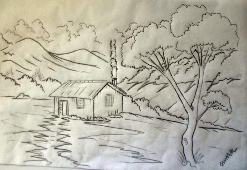 Пейзаж Графика